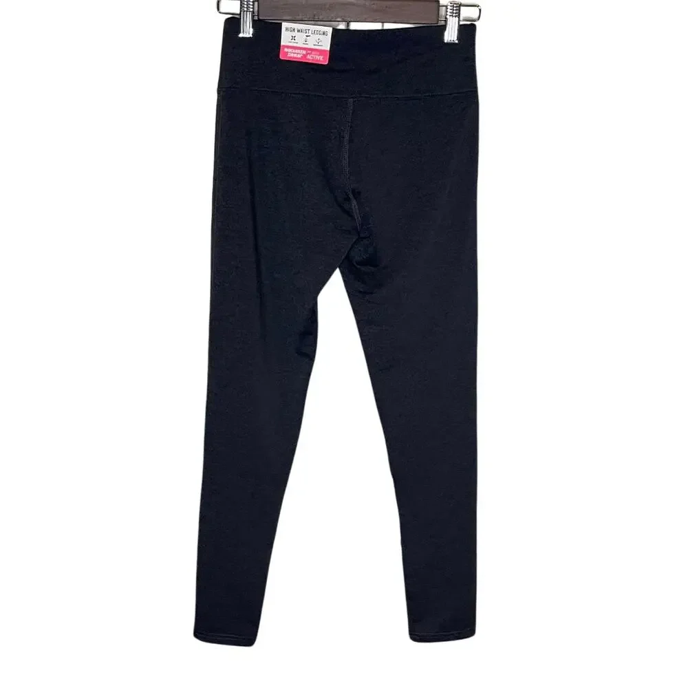 NWT Mackenzie Ziegler for Justice Active High Waist Leggings | Gray Teal Size 16
